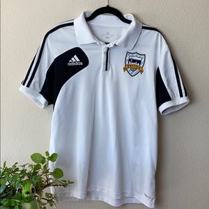 adidas Seattle United Soccer Polo climalite Large